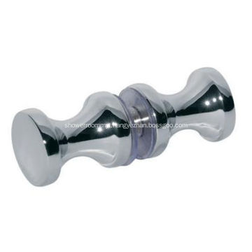 Aluminum shower door knob handle